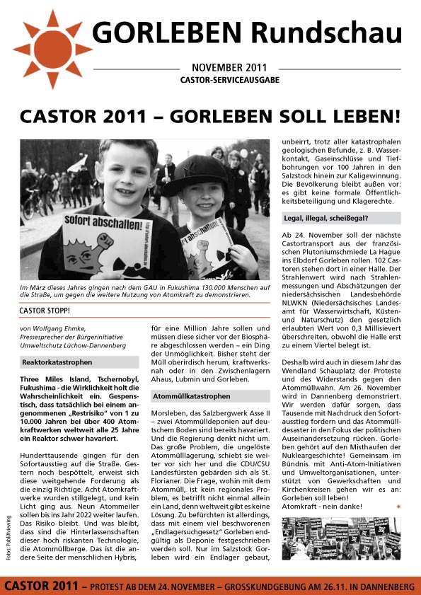 November 2011 - Castor-Service