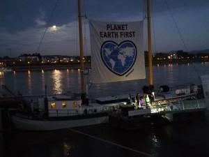 Beluga 1 ist in Gorleben gestrandet