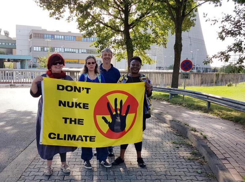 14.9.2019: Protest vor AKW Emsland, Foto: SofAMS